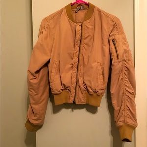 H&M (S) Brown/Tan Bomber Jacket